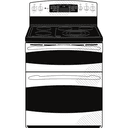 30" Free-Standing Double Oven Range view 2
