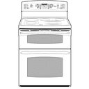 30" Free-Standing Double Oven Range view 2