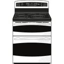 30" Free-Standing Double Oven Range view 9