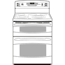 30" Free-Standing Double Oven Range view 2