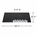 30" Electric Cooktop view 3