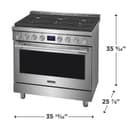 36" Gas Range view 7