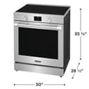 30” Induction Range with No Preheat + Air Fry, Includes Air Fry Tray view 4