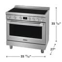 36" Induction Range view 7