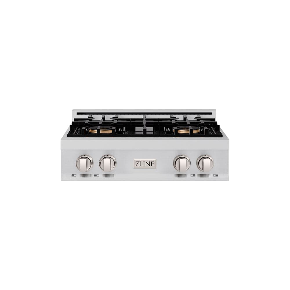 ZLINE 30 in. Classic Gas Rangetop with 4 Burner DuoPro™ Cooktop in Stainless Steel (PCRT30)
