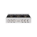 ZLINE 36 in. Classic Gas Rangetop with 6 Burner DuoPro™ Cooktop in Stainless Steel (PCRT36) view 1