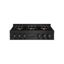 ZLINE 36 in. Classic Gas Rangetop with 6 Burner DuoPro™ Cooktop in Black Stainless Steel (PCRTB-36) view 1
