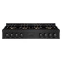 ZLINE 48 in. Classic Gas Rangetop with 8 Burner DuoPro™ Cooktop in Black Stainless Steel (PCRTB-48) view 1