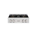 ZLINE 30 in. Classic Gas Rangetop with 4 Burner DuoPro™ Cooktop in Satin Stainless Steel (PCRTS-30) view 1
