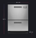 Ge Profile™ Dishwasher Double Drawer view 19