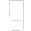 22.2 Cu. Ft. Bottom-Freezer Drawer Refrigerator view 7