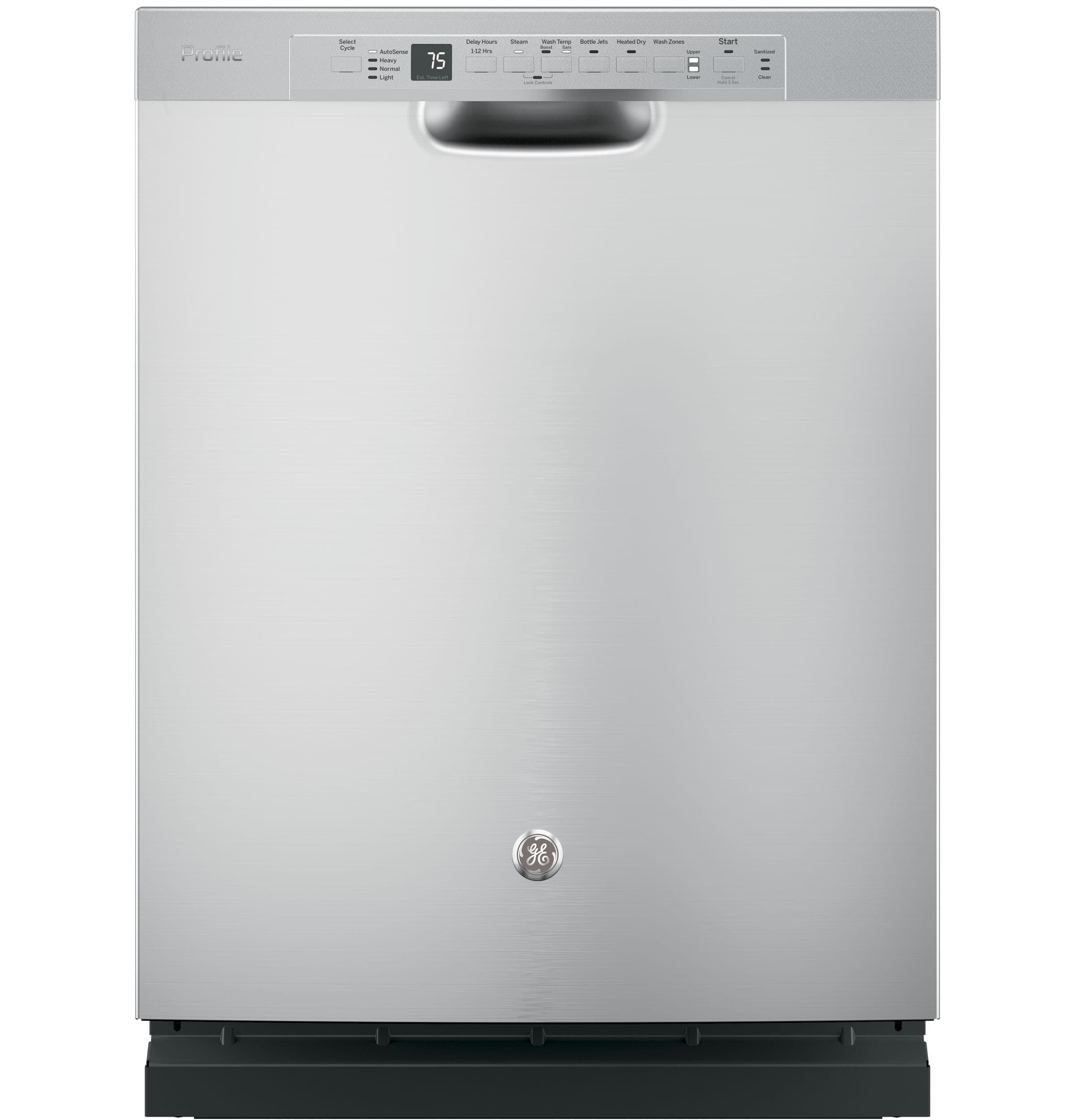 Stainless Steel Interior Dishwasher with Front Controls