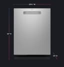 Ge Profile™ Energy Star Smart Ultrafresh System Dishwasher With Microban™ Antimicrobial Technology With Deep Clean Washing 3rd Rack, 42 Dba view 6