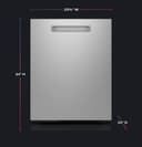 Ge Profile™ Energy Star Smart Ultrafresh System Dishwasher With Microban™ Antimicrobial Technology With Deep Clean Washing 3rd Rack, 39 Dba view 7