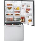 22.2 Cu. Ft. Stainless Bottom-Freezer Drawer Refrigerator view 1
