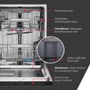 24" Stainless Steel Tub Dishwasher with CleanBoost™ and Adaptive Quick Wash view 5