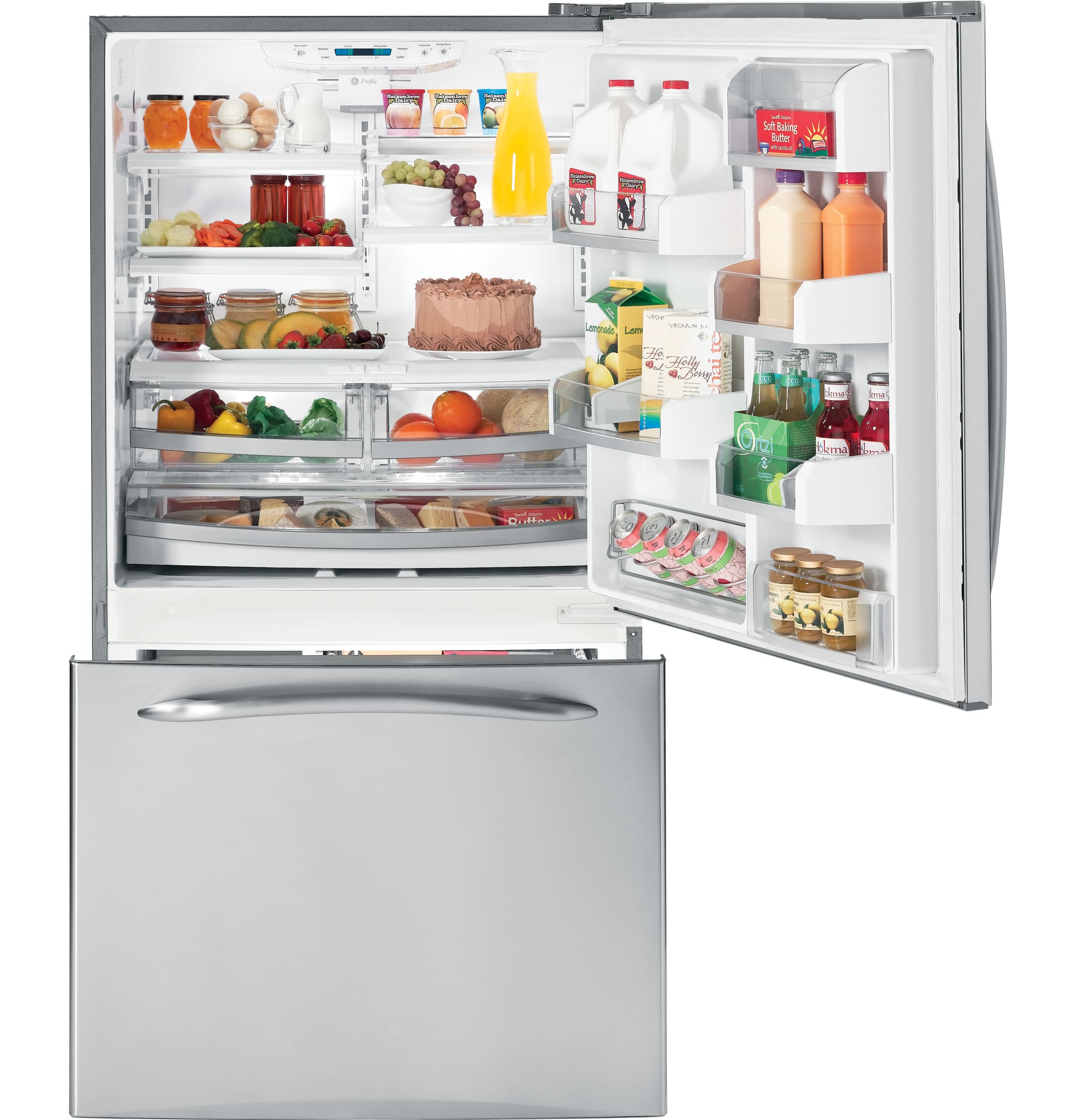 25.3 Cu. Ft. Bottom-Freezer Refrigerator