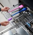 Fingerprint Resistant Top Control Stainless Interior Dishwasher with Microban Antimicrobial Technology view 13