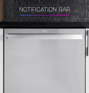 Fingerprint Resistant Top Control Stainless Interior Dishwasher with Microban Antimicrobial Technology view 5