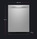Ge Profile™ Energy Star Smart Ultrafresh System Dishwasher With Microban™ Antimicrobial Technology With Deep Clean Washing 3rd Rack, 42 Dba view 6