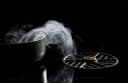 36" Induction downdraft cooktop black glass view 16