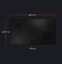 36" Built-In Touch Control Electric Cooktop view 20