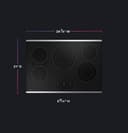 30" Built-In Touch Control Electric Cooktop view 3