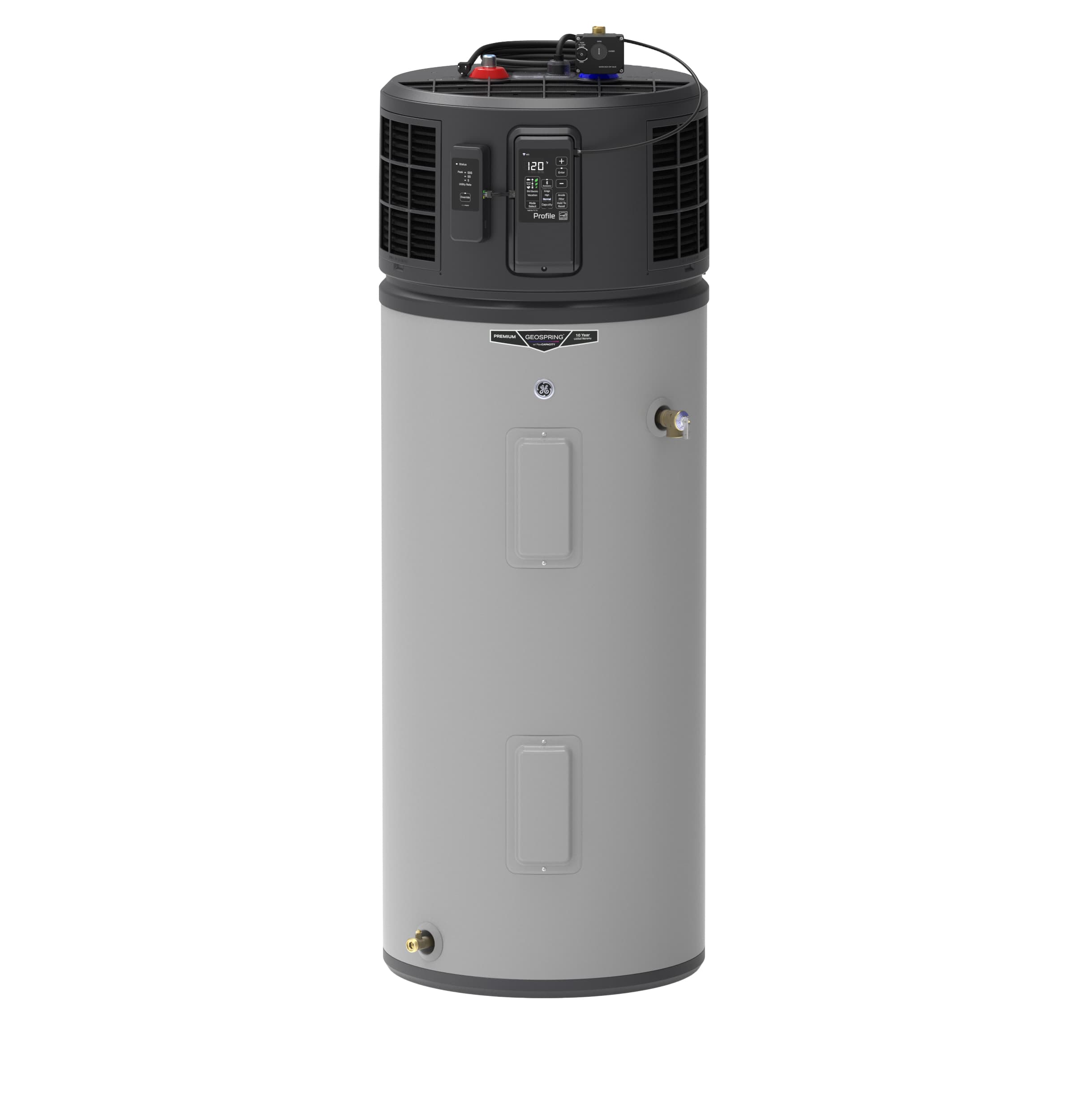 GEOSPRING Smart Hybrid Heat Pump Water Heater 50-gallon - 120V - FlexCapacity