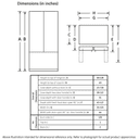 20.8 Cu. Ft. French-Door Refrigerator with Icemaker view 4