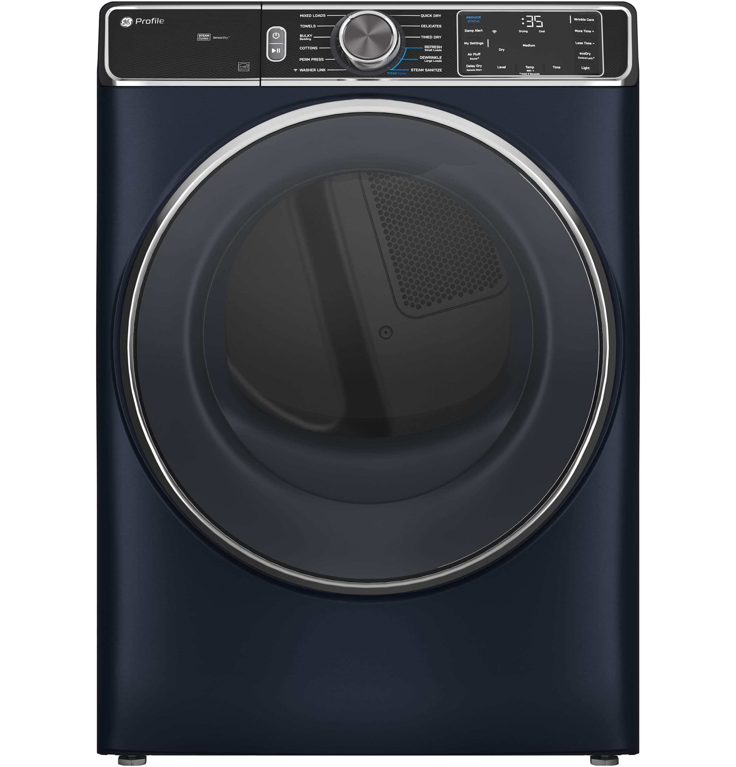 Ge Profile™ 7.8 Cu. Ft. Capacity Smart Front Load Electric Dryer With Steam And Sanitize Cycle