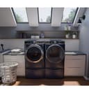 Ge Profile™ 7.8 Cu. Ft. Capacity Smart Front Load Electric Dryer With Steam And Sanitize Cycle view 2