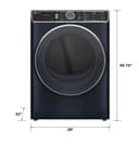 Ge Profile™ 7.8 Cu. Ft. Capacity Smart Front Load Electric Dryer With Steam And Sanitize Cycle view 23