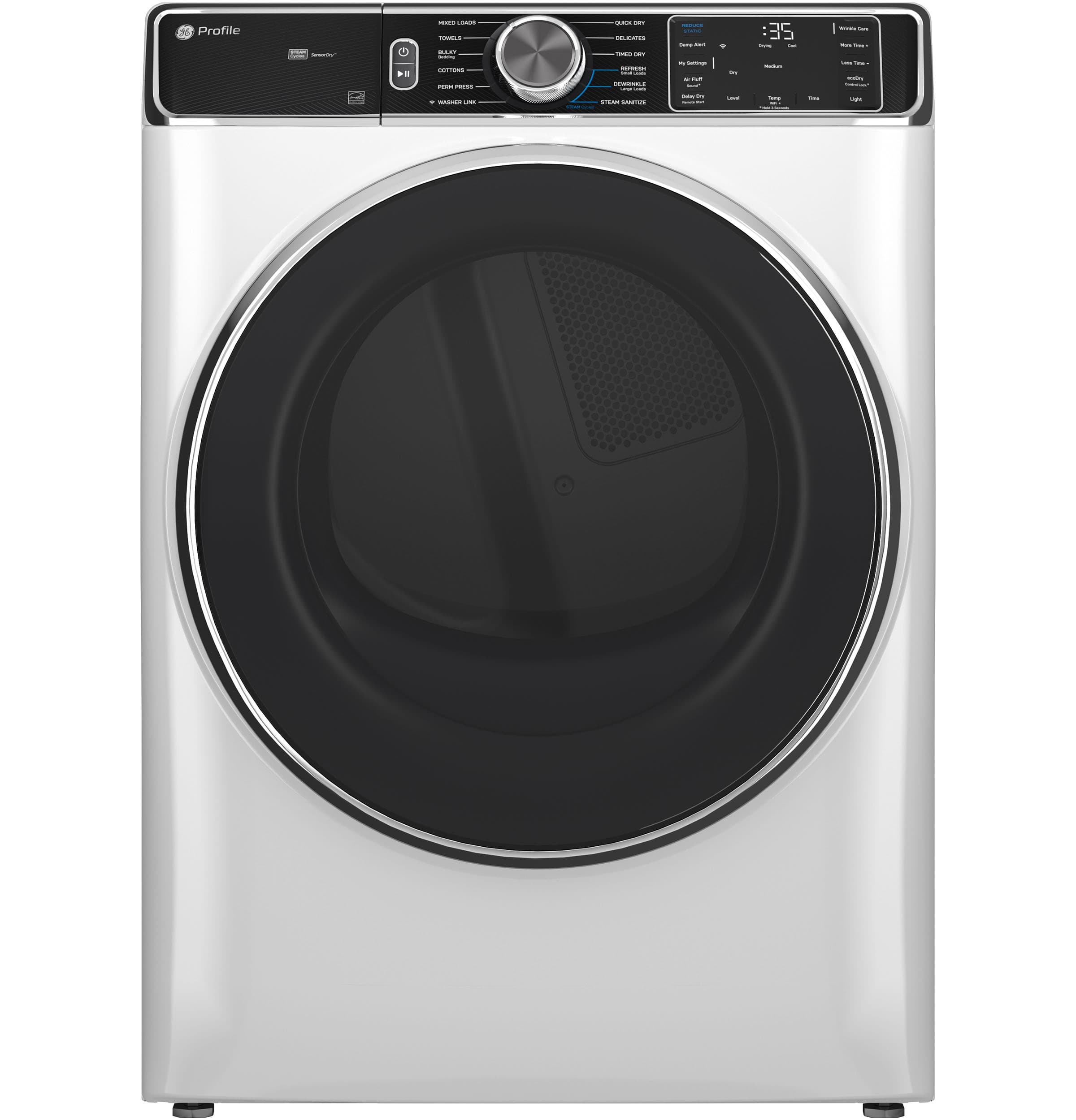 Ge Profile™ 7.8 Cu. Ft. Capacity Smart Front Load Electric Dryer With Steam And Sanitize Cycle