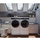 Ge Profile™ 7.8 Cu. Ft. Capacity Smart Front Load Electric Dryer With Steam And Sanitize Cycle view 2