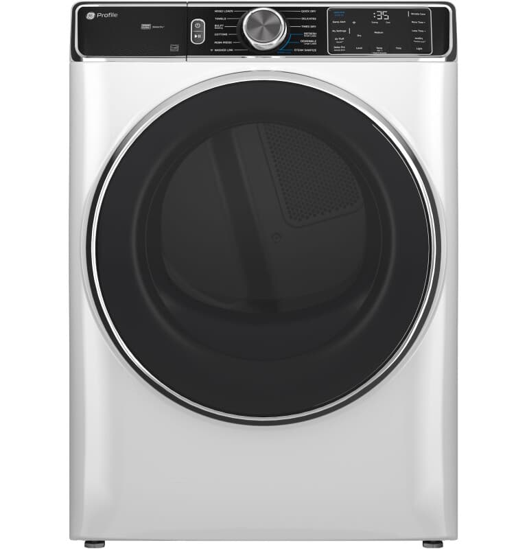 Ge Profile™ 7.8 Cu. Ft. Capacity Smart Front Load Gas Dryer With Steam And Sanitize Cycle