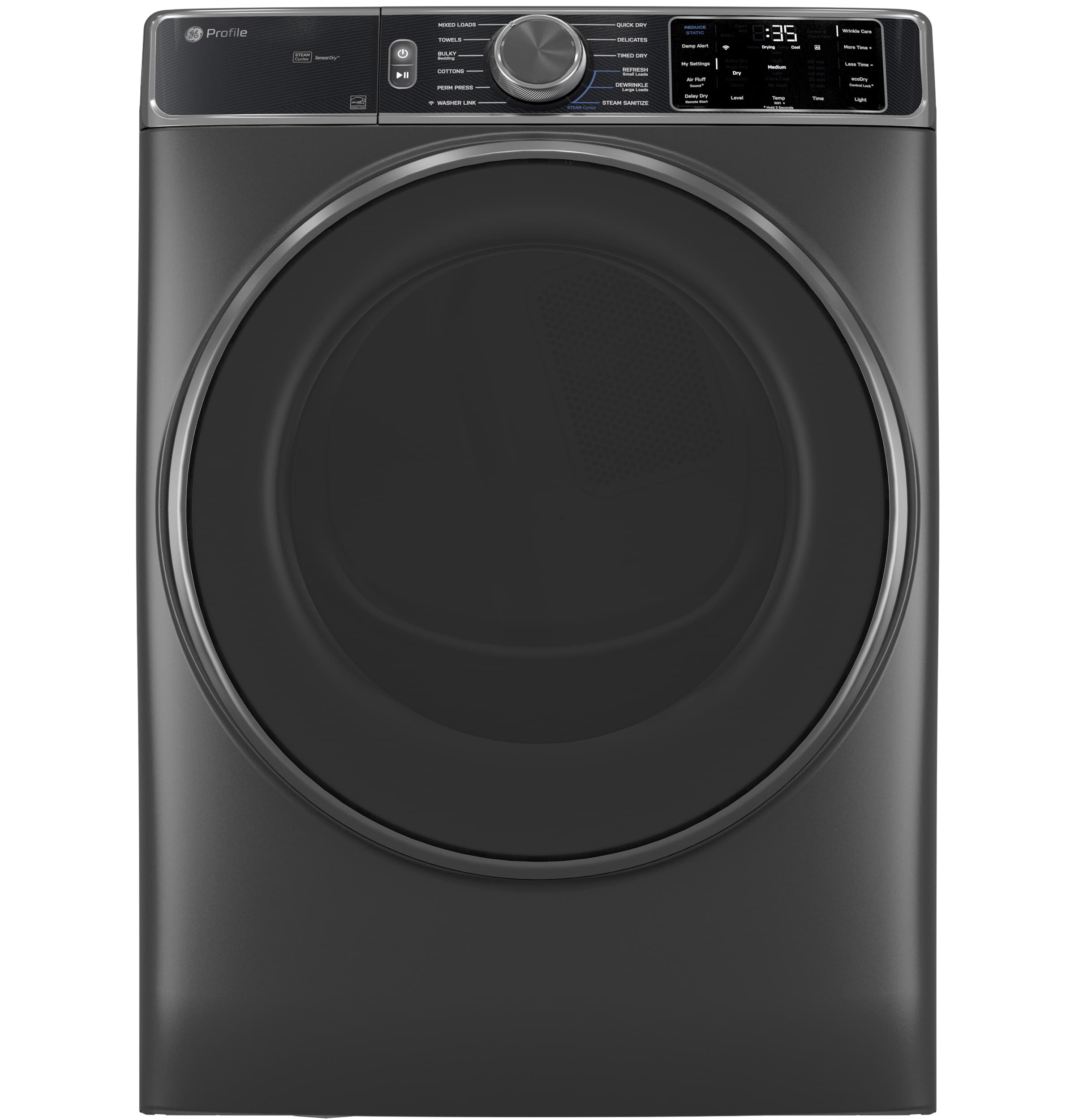 Ge Profile™ Energy Star® 7.8 Cu. Ft. Capacity Smart Front Load Gas Dryer With Steam And Sanitize Cycle