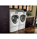 7.5 cu. ft. stainless steel capacity frontload dryer with Steam view 3