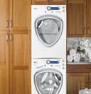 7.5 cu. ft. stainless steel capacity frontload dryer with Steam view 6
