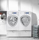 7.5 cu. ft. stainless steel capacity frontload dryer with Steam view 8