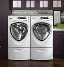7.5 cu. ft. stainless steel capacity frontload dryer with Steam view 3