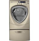 7.5 cu. ft. stainless steel capacity frontload dryer with Steam view 2