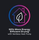 GE Profile™ ENERGY STAR® 4.6 cu. ft. Capacity UltraFast Combo with Ventless Inverter Heat Pump Technology Washer/Dryer view 39