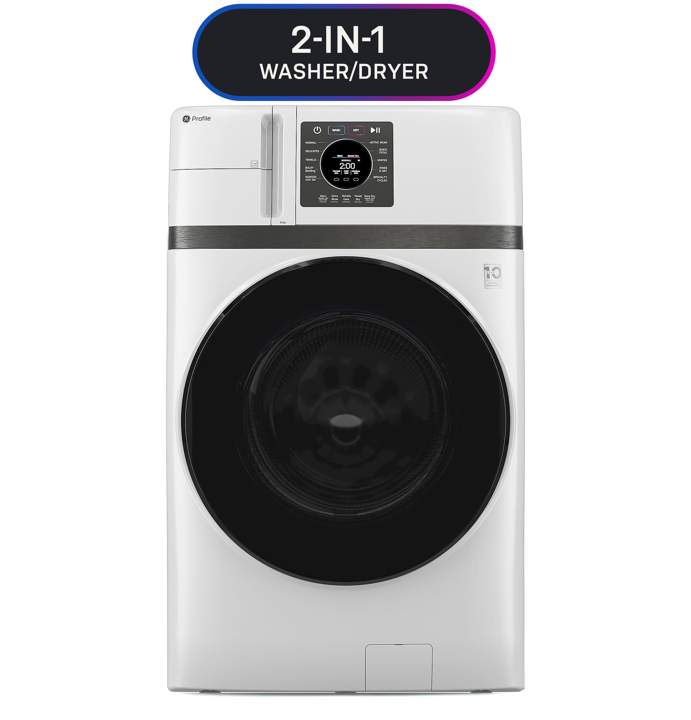 4.6 cu. ft. Capacity UltraFast Combo with Ventless Inverter Heat Pump Technology Washer/Dryer