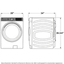 5.3 cu. ft. Capacity Smart Front Load Steam Washer with Adaptive SmartDispense UltraFresh Vent System Plus view 31