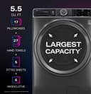 5.5 cu. ft. Capacity Smart Front Load Steam Washer with UltraFresh Vent System+ and Smart Wash & Smart Rinse view 13