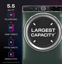 5.5 cu. ft. Capacity Smart Front Load Steam Washer with UltraFresh Vent System+ and Smart Wash & Smart Rinse view 17