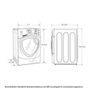 4.3 DOE cu. ft. stainless steel capacity frontload washer with Steam view 8
