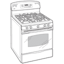 Free-Standing Self-Clean Gas Range view 3