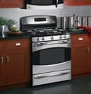 30" Free-Standing Self Clean Gas Range with Warming Drawer view 2