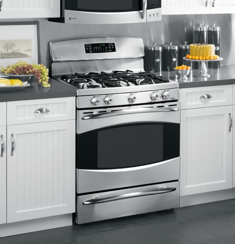 30" Free-Standing Self Clean Gas Range with Warming Drawer